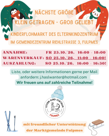 2026-10-23Fulpmes - Tauschmarkt f&uuml;r Kinder und Babysachen (400 x 500 mm)